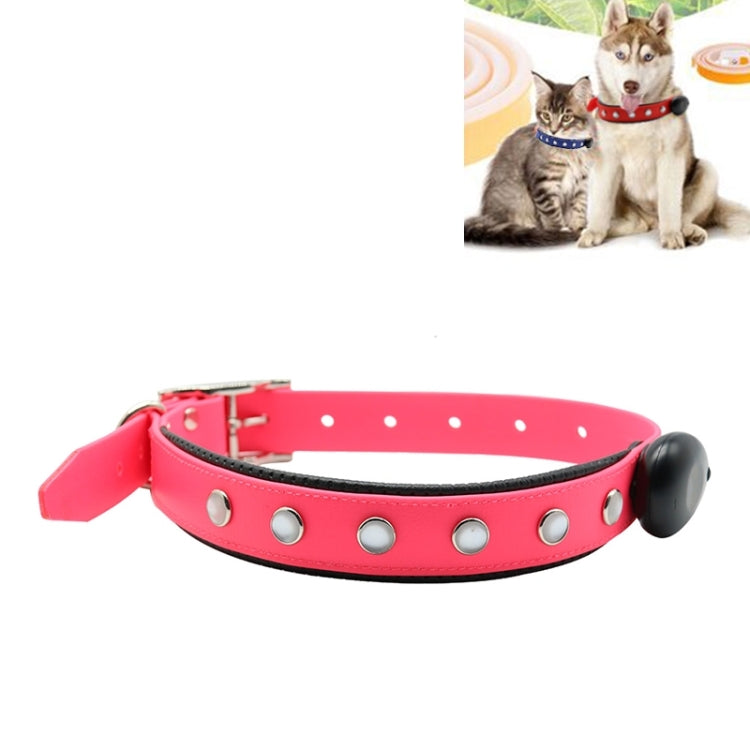 PVC Material Waterproof LED Light Adjustable Collar USB Rechargeable Pet Dogs Collar, Collar Size: 65*2.5 cm