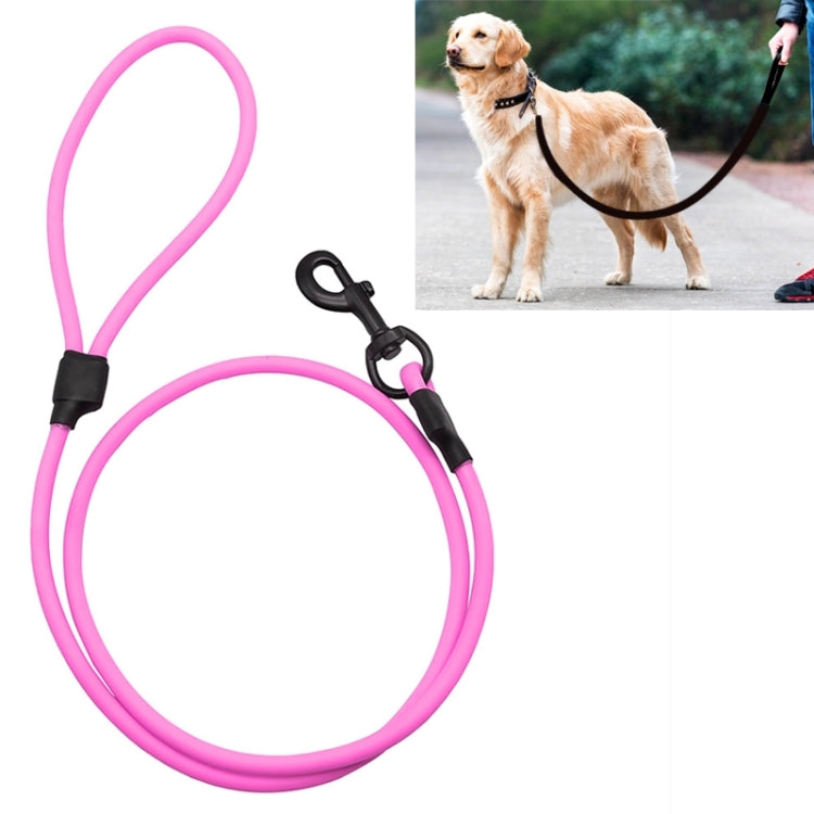 PVC Material Wear-resistant Waterproof Traction Belt Pet Dogs Traction Rope with Handle, Suitable For Medium and Large Dogs, Rope Length: 120 cm
