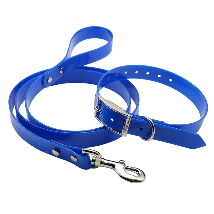 TPU Material Traction Belt Pet Dogs Collar Telescopic Dog Traction Rope with Dog Leash Handle, Size: S, Rope Length: 120 cm, Collar Size: 40 cm