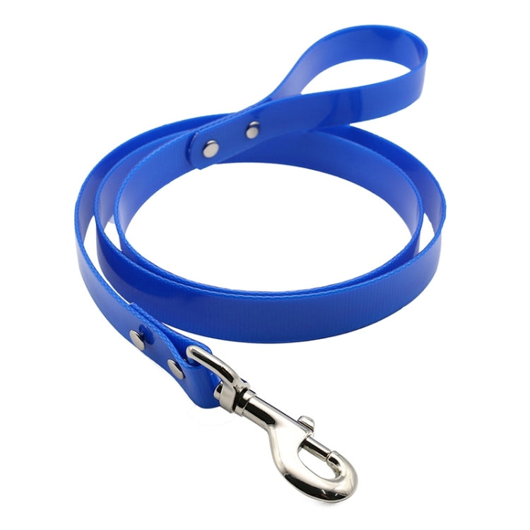 TPU Material Traction Belt Pet Dogs Collar Telescopic Dog Traction Rope with Dog Leash Handle, Size: S, Rope Length: 120 cm, Collar Size: 40 cm