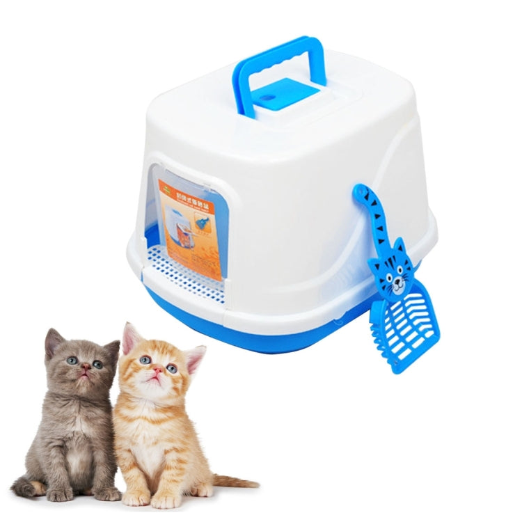 Indoor Pet Enclosed Cat Toilet Litter Box,Size:39*30*30cm