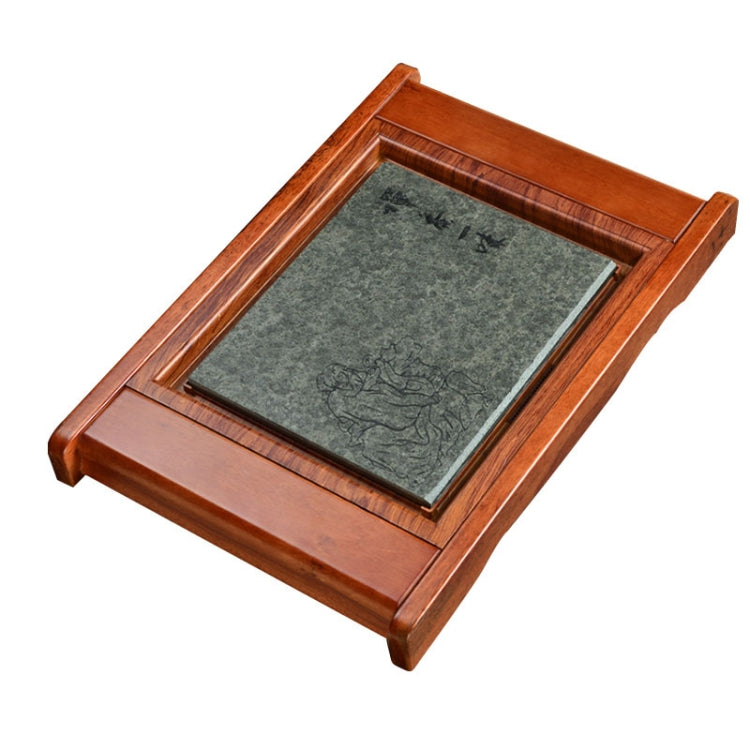 Household Solid Wood Drainage Tea Tray Kung Fu Teaware
