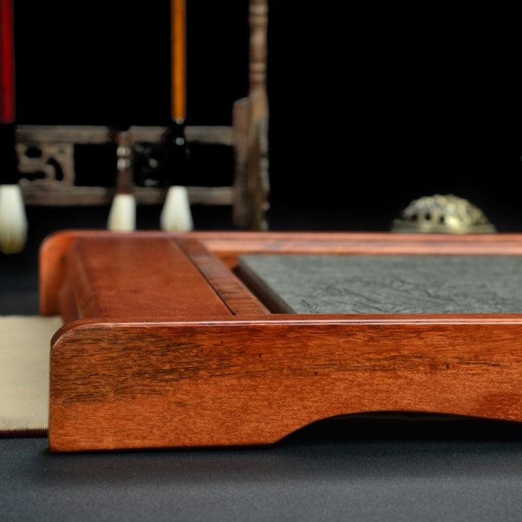 Household Solid Wood Drainage Tea Tray Kung Fu Teaware