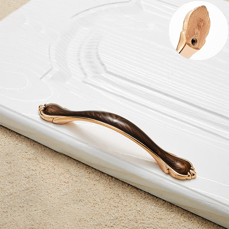 5 PCS 6588_96 Black Walnut Drawer Cabinet Handle