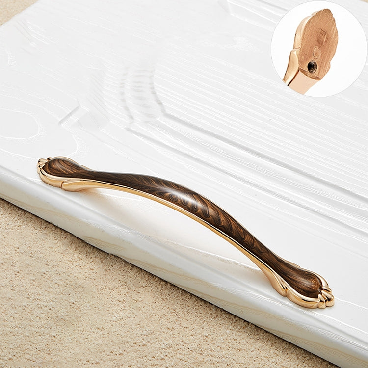 5 PCS 6588_128 Black Walnut Drawer Cabinet Handle