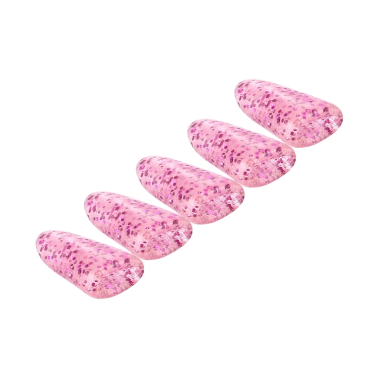 20 PCS Decorative Glitter Powder Furniture Protecting Pet Nail Covers, Size: XS (for 0.5-2.5kg Pets)(Pink)