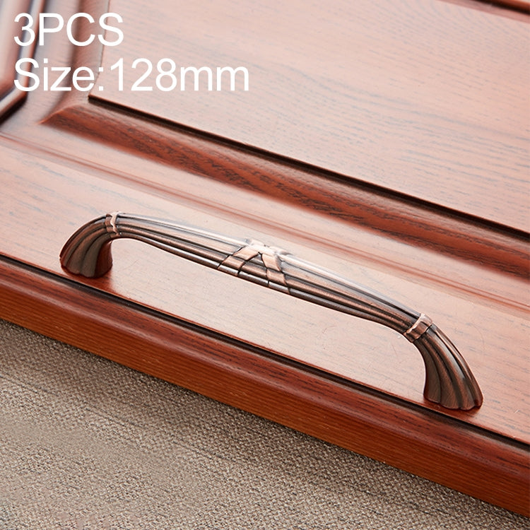 3 PCS 6046-128 Drawer Cabinet Door European Style Classical Bronze Handle