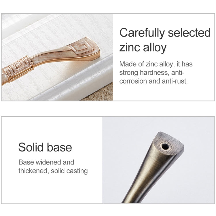 5 PCS 6056-96 White Amber Drawer Cabinet Door European Style Solid Handle