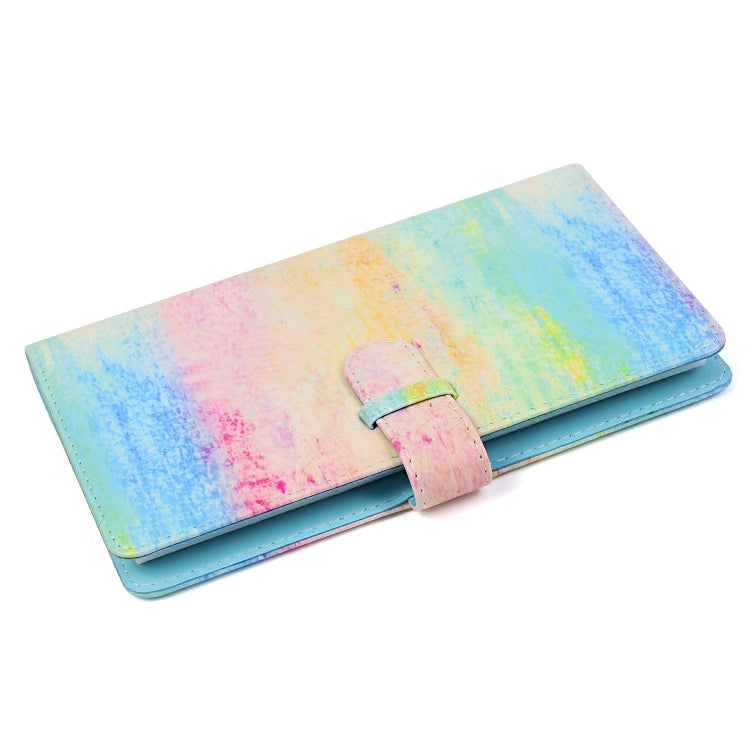 Rainbow Oil Painting Pattern 3 inch DIY PU Mini Creativity Insert Type 32 Pages Exquisite Photo Album for Polaroid
