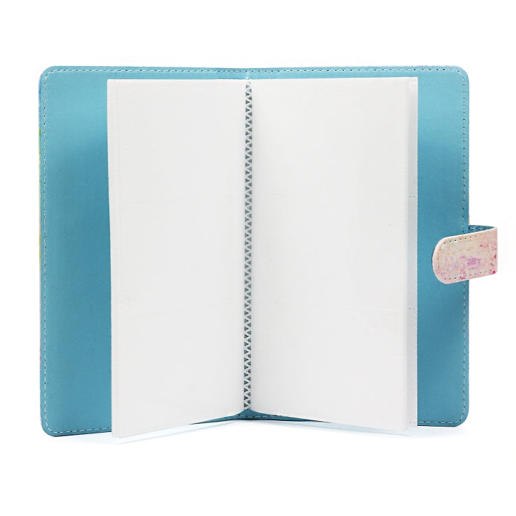 Rainbow Oil Painting Pattern 3 inch DIY PU Mini Creativity Insert Type 32 Pages Exquisite Photo Album for Polaroid