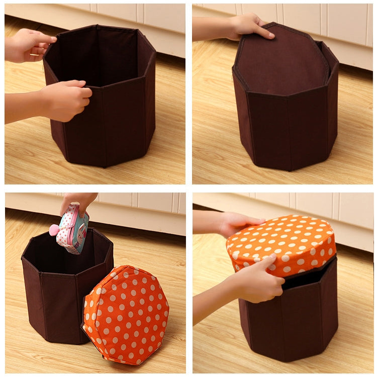 Household Multifunctional Folding Seating Storage Stool