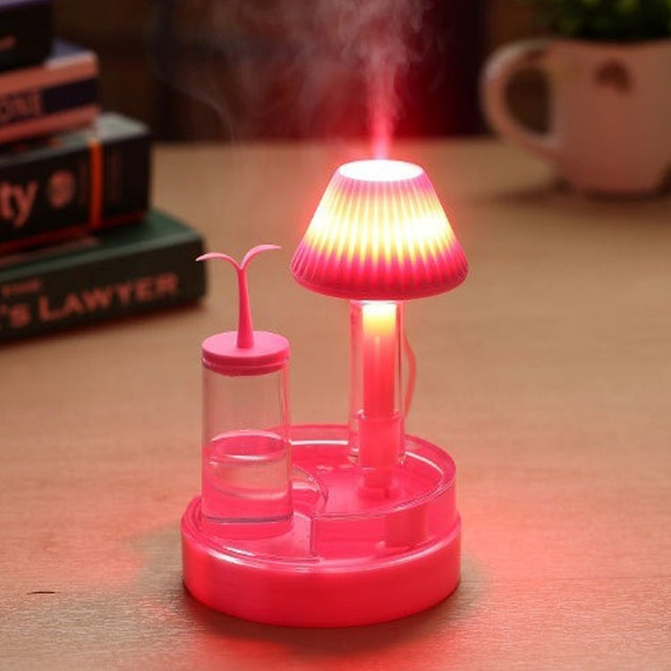 2W 2 in 1 Mushroom Shape USB Charging LED Night Light Ultrasonic Cold Fog Humidifier Built-in power adapter, Capacity: 250ml, DC 5V