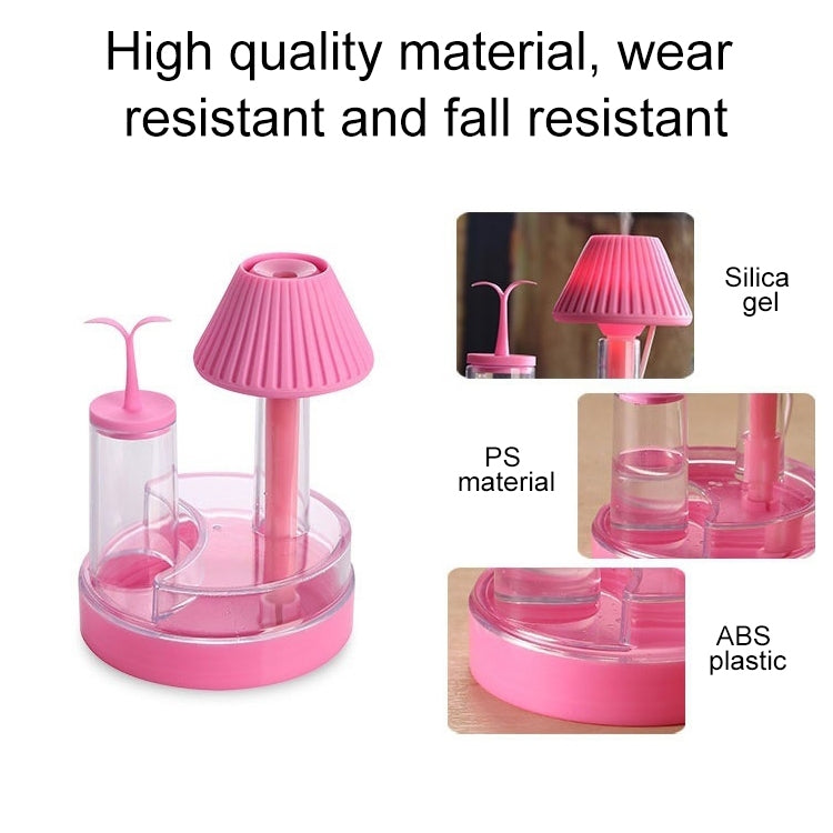 2W 2 in 1 Mushroom Shape USB Charging LED Night Light Ultrasonic Cold Fog Humidifier Built-in power adapter, Capacity: 250ml, DC 5V