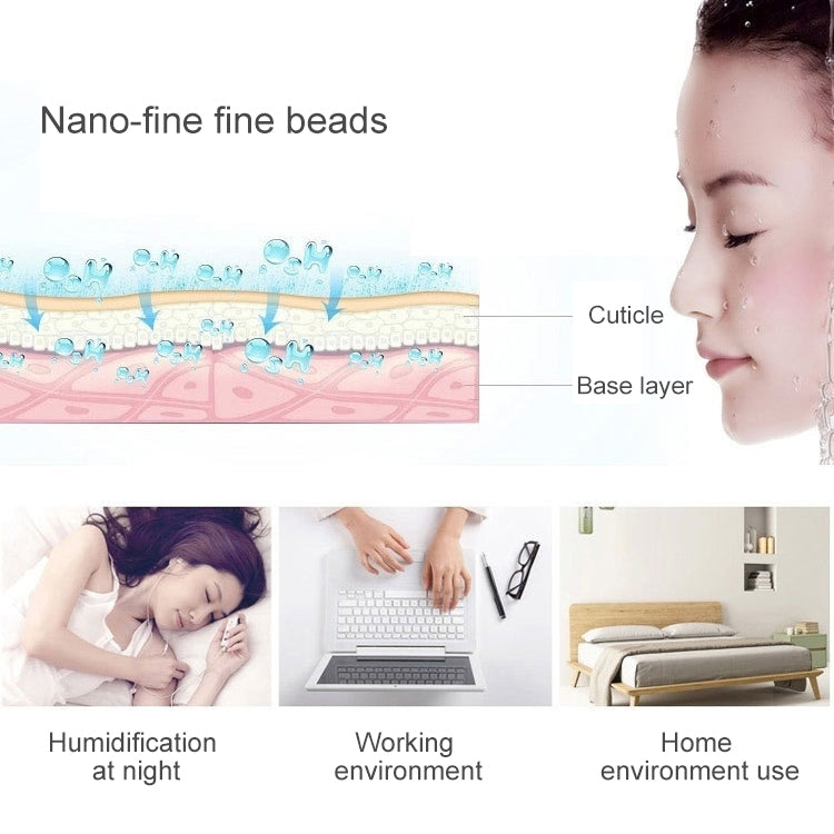 2W 2 in 1 Mushroom Shape USB Charging LED Night Light Ultrasonic Cold Fog Humidifier Built-in power adapter, Capacity: 250ml, DC 5V