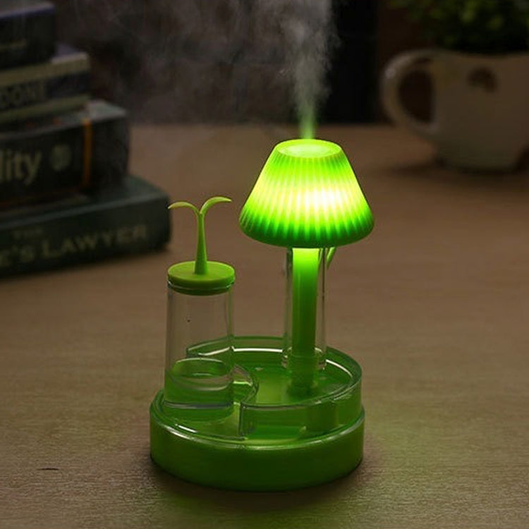 2W 2 in 1 Mushroom Shape USB Charging LED Night Light Ultrasonic Cold Fog Humidifier Built-in power adapter, Capacity: 250ml, DC 5V