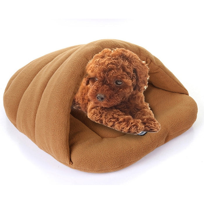 Slipper Shape Polar Fleece Warm Thicken Pet Dogs Cats House Size: L, 58×68×32cm