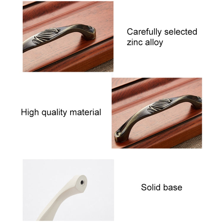 3 PCS 6047-128 Stainless Steel Electroplated Cabinet Handle (Gold + Silver)