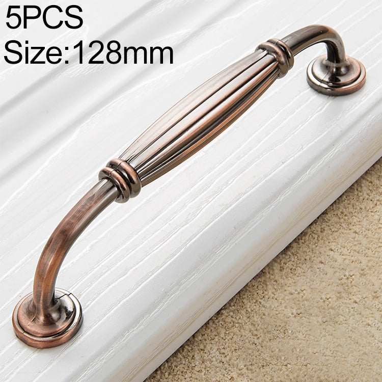 5 PCS 6064_128 Red Thickened Drawer Cabinet Handle (Red)