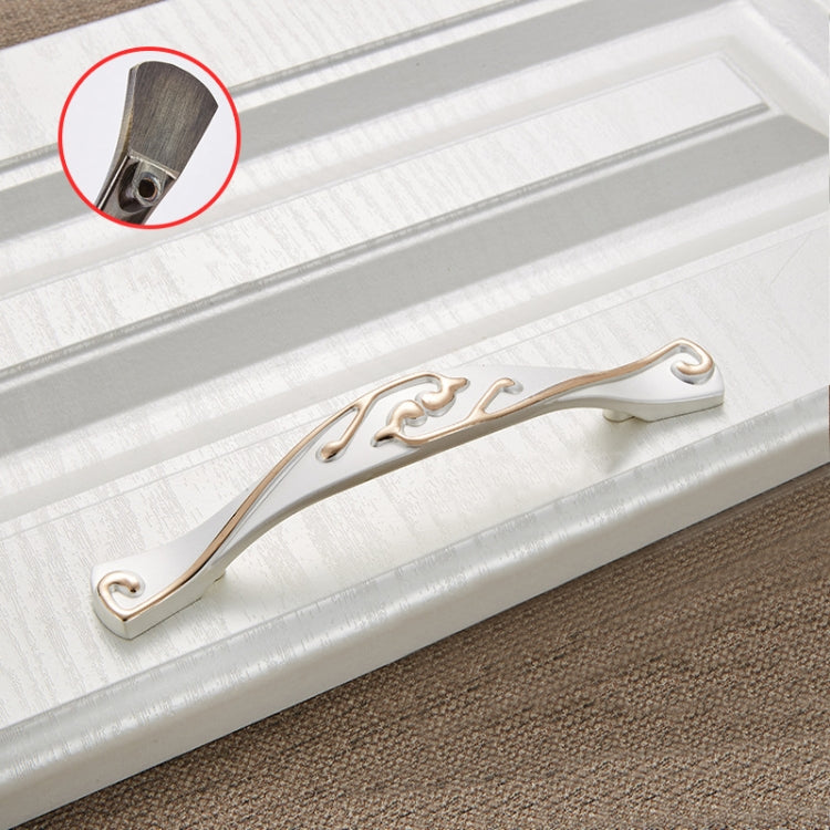 5 PCS 6055-96 Stainless Steel Electroplated Cabinet Handle (Gold + Silver)