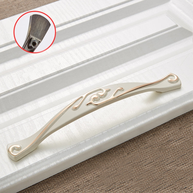 3 PCS 6055-128 Stainless Steel Electroplated Cabinet Handle (Ivory)