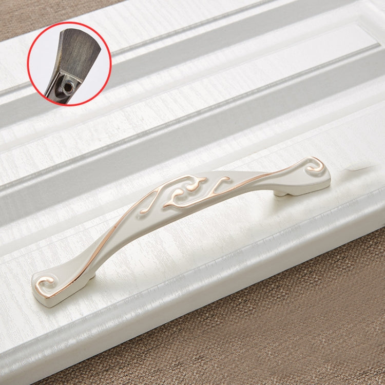 5 PCS 6055-96 Stainless Steel Electroplated Cabinet Handle (Ivory)