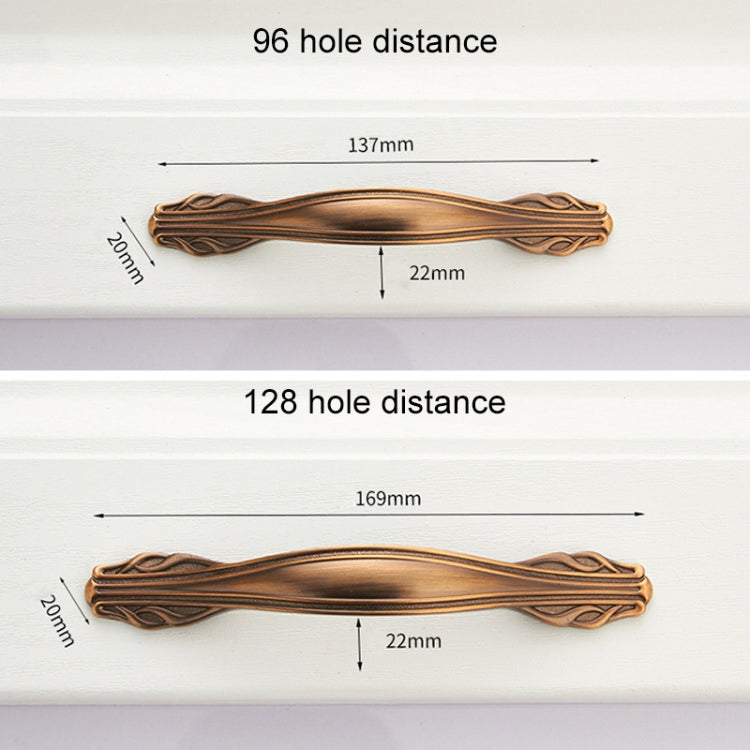 5 PCS 6521-128 Luxury Amber Cabinet Handle (Coffee)