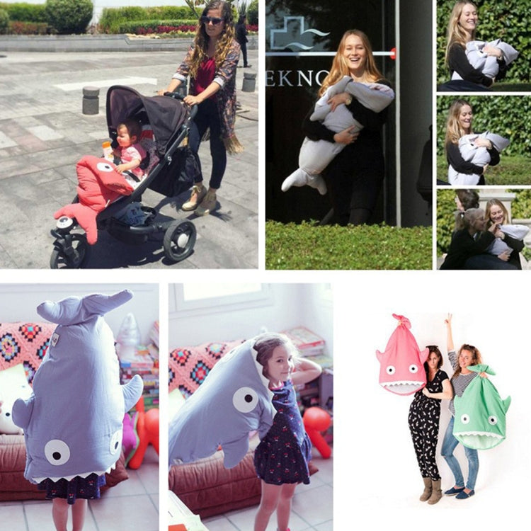 Cute Shark Style Baby Sleeping Clothing Bag for 0-6 Month Baby, Size: 85cm x 53cm