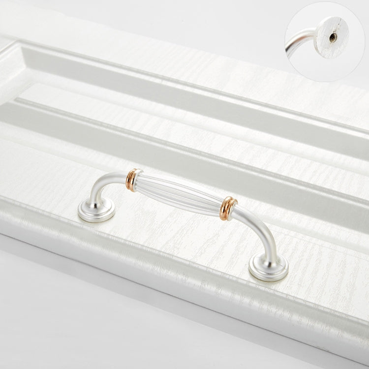 5 PCS 6064-96 Gold + Silver Drawer Cabinet Handle