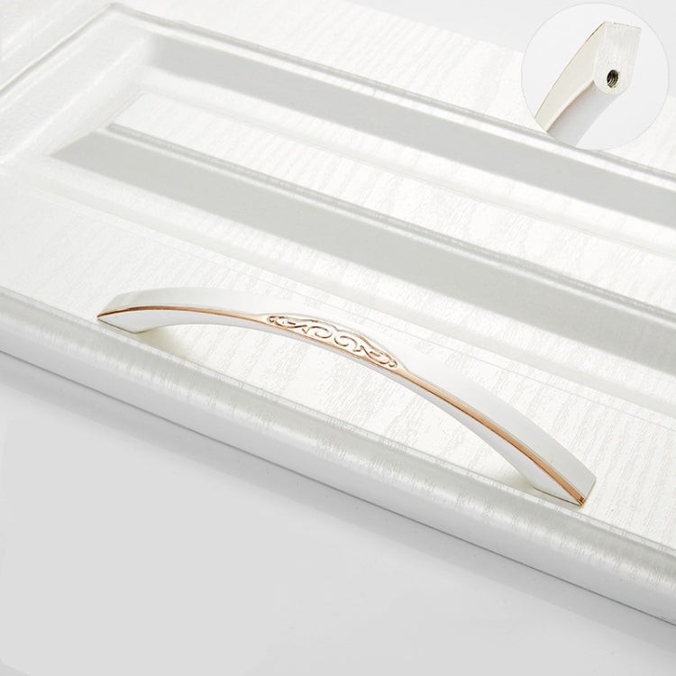 5 PCS 6541-128 Gold + Silver Drawer Cabinet Handle