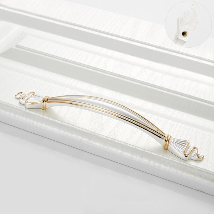 3 PCS 6543-128 Gold + Silver Drawer Cabinet Handle