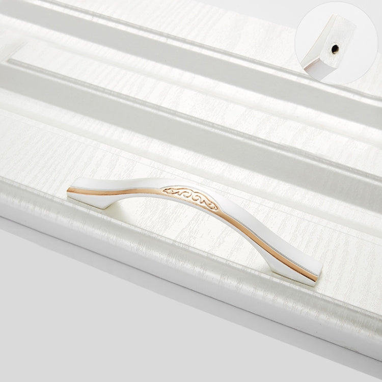 5 PCS 6558-96 Gold + Silver Drawer Cabinet Handle