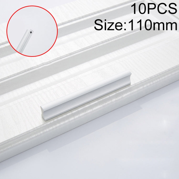 10 PCS 2070-96 Aluminum Alloy Cabinet Door Drawer Handle (Matte)