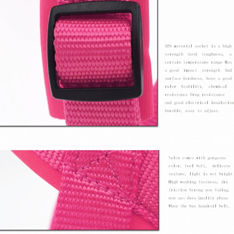 Pet Dogs Nylon Comfortable O-ring A7 Chest Harness Lead Leash, Size: XS, Adjustable Range: 42-50cm