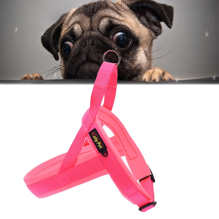 Pet Dogs Nylon Comfortable O-ring A7 Chest Harness Lead Leash, Size: XS, Adjustable Range: 42-50cm