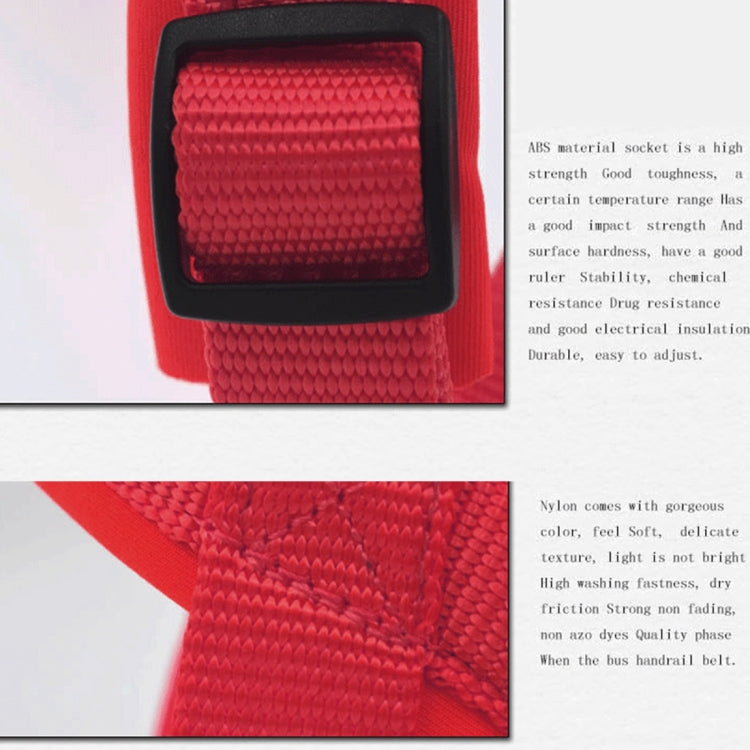 Pet Dogs Nylon Comfortable O-ring A7 Chest Harness Lead Leash, Size: XS, Adjustable Range: 42-50cm