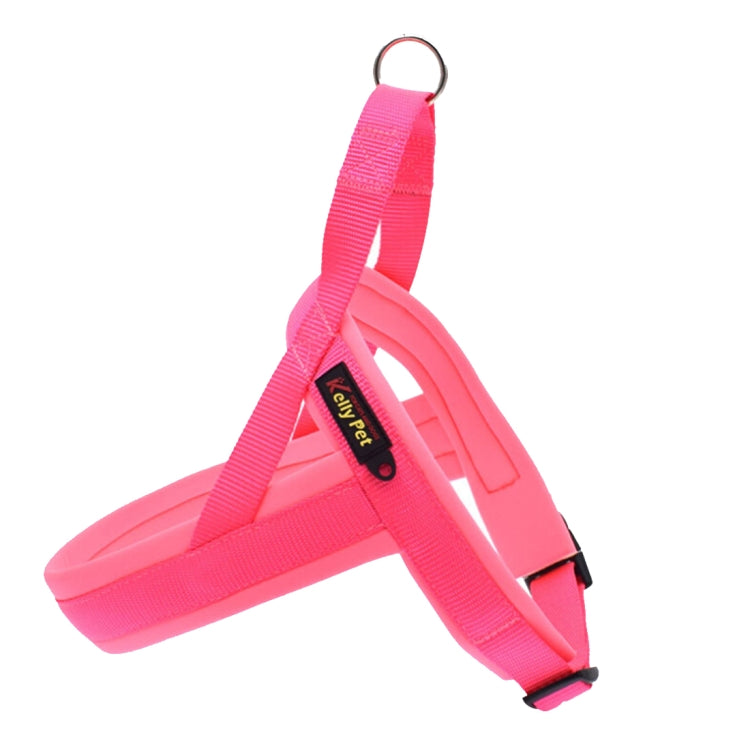 Pet Dogs Nylon Comfortable O-ring A7 Chest Harness Lead Leash, Size: L, Adjustable Range: 68-84cm