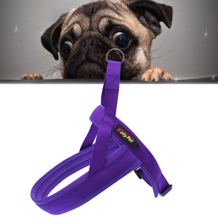 Pet Dogs Nylon Comfortable O-ring A7 Chest Harness Lead Leash, Size: L, Adjustable Range: 68-84cm