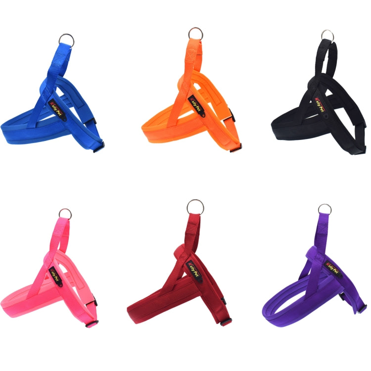 Pet Dogs Nylon Comfortable O-ring A7 Chest Harness Lead Leash, Size: L, Adjustable Range: 68-84cm