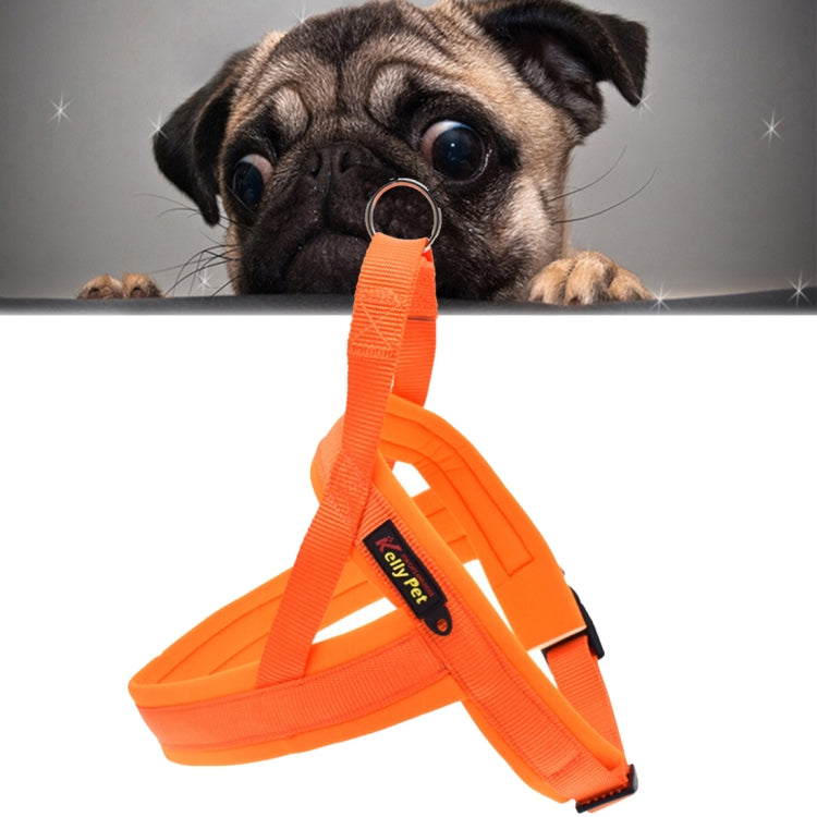 Pet Dogs Nylon Comfortable O-ring A7 Chest Harness Lead Leash, Size: S, Adjustable Range: 50-62cm