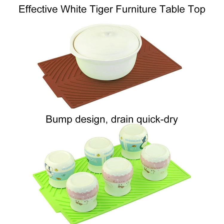 2 PCS Multi-function Silicone Foldable Water Filter Mat Drain Insulation Pad