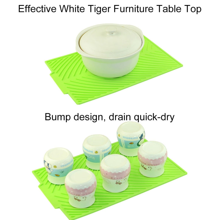 2 PCS Multi-function Silicone Foldable Water Filter Mat Drain Insulation Pad