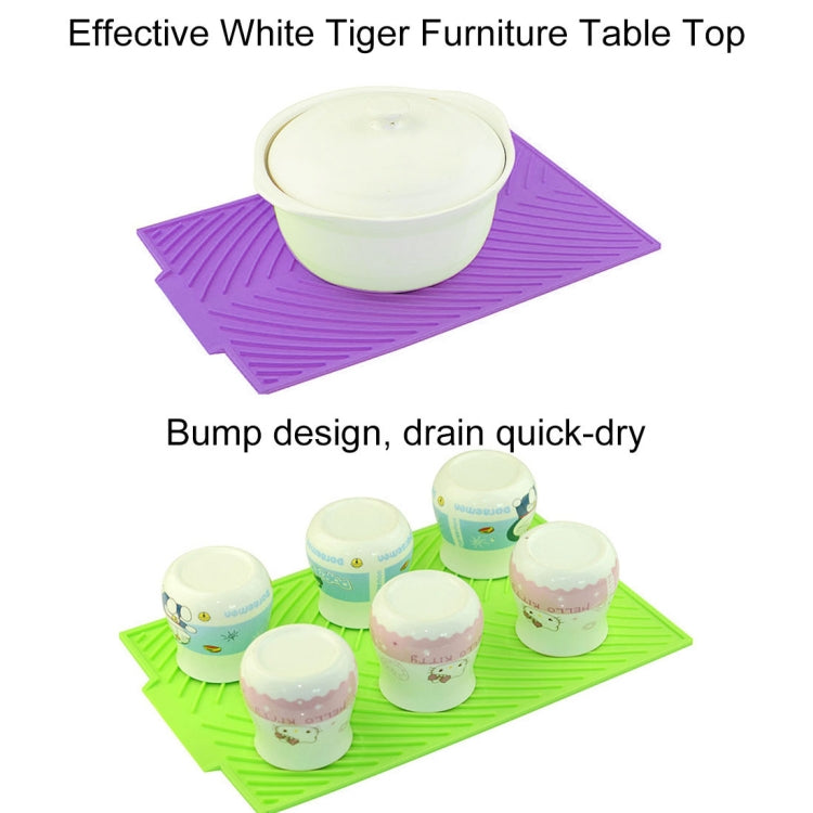 2 PCS Multi-function Silicone Foldable Water Filter Mat Drain Insulation Pad