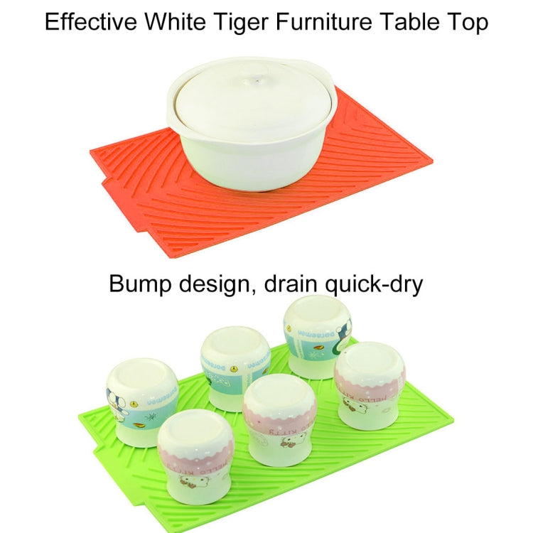 2 PCS Multi-function Silicone Foldable Water Filter Mat Drain Insulation Pad