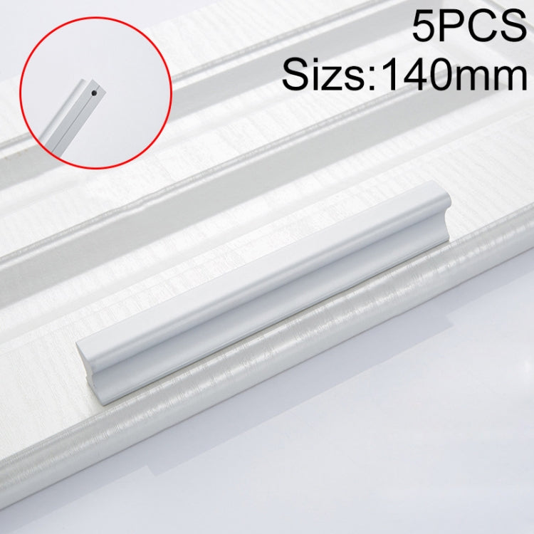 5 PCS 2059-128 Aluminum Alloy Cabinet Door Drawer Handle (Matte)