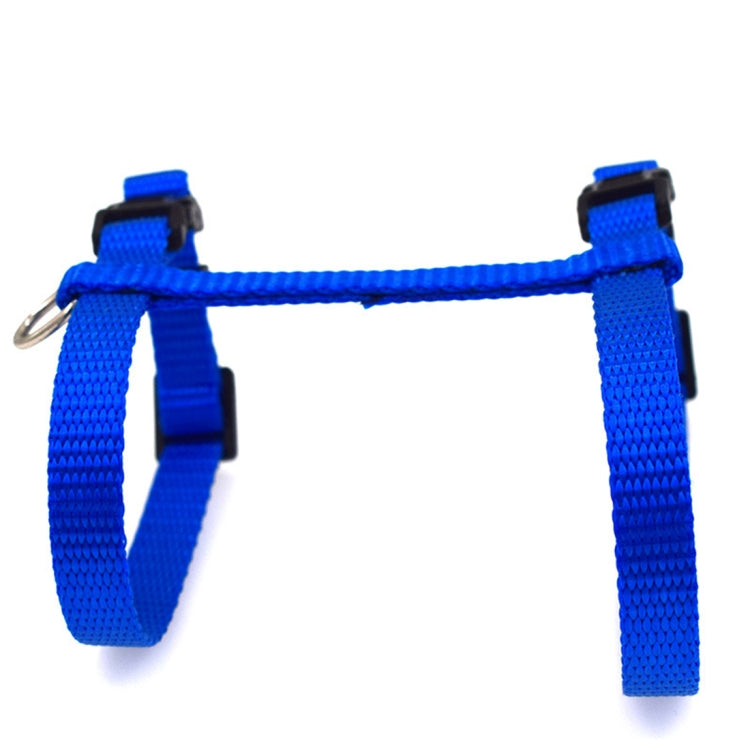 New Style Pet Cats Nylon Chest Strap Traction Lead Leash Collar, Width: 1.0cm, Adjustable Range: 21-34cm