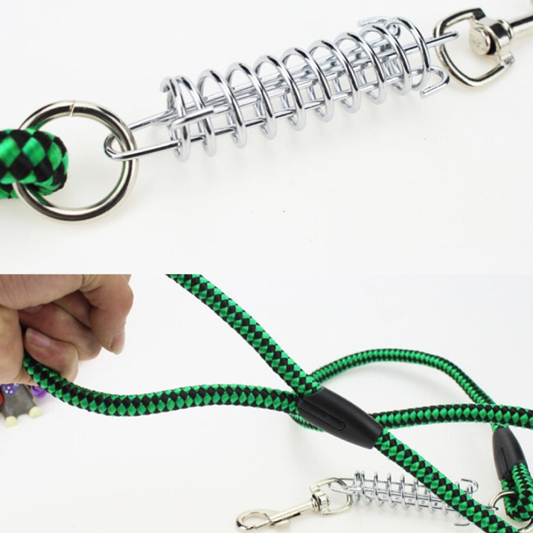 Pet Dogs PP Cruciferae Cushion Round Rope Nylon Neoprene Padding Pets Traction Lead Leash, Size: 1.2*120cm