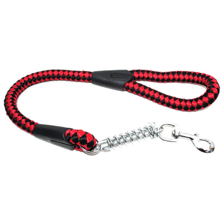 Pet Dogs PP Cruciferae Cushion Round Rope Nylon Neoprene Padding Pets Traction Lead Leash, Size: 1.2*120cm