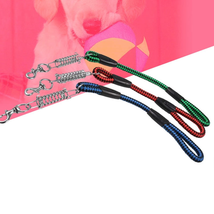 Pet Dogs PP Cruciferae Cushion Round Rope Nylon Neoprene Padding Pets Traction Lead Leash, Size: 1.2*120cm
