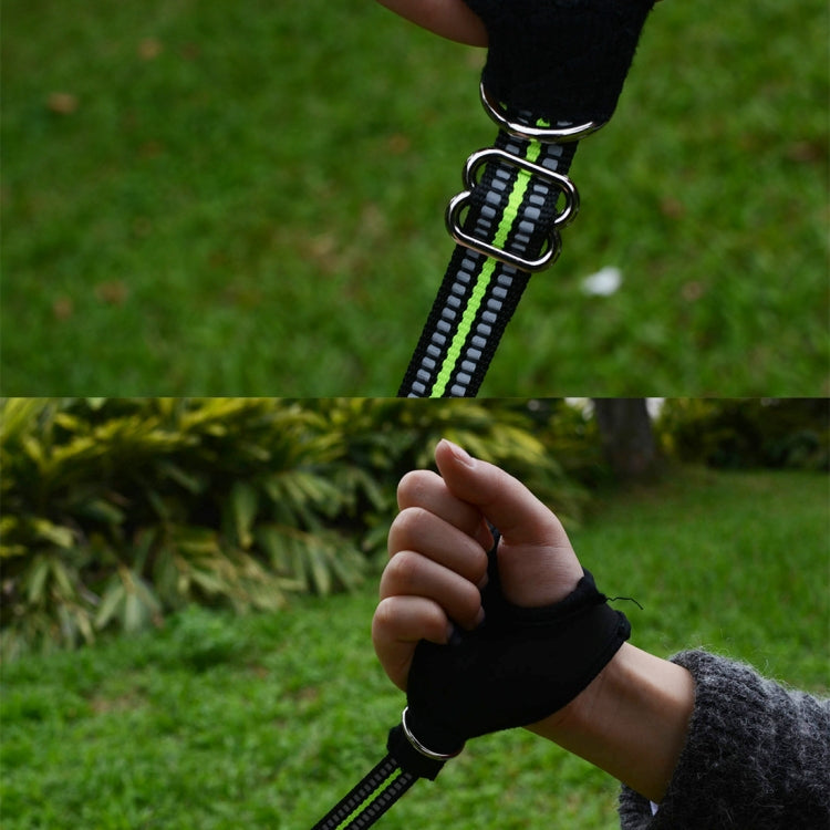New Style Pet Dogs Nylon Reflective Handheld Rope Adjustable Telescoping Traction Lead Leash, Size: L, Width: 25mm