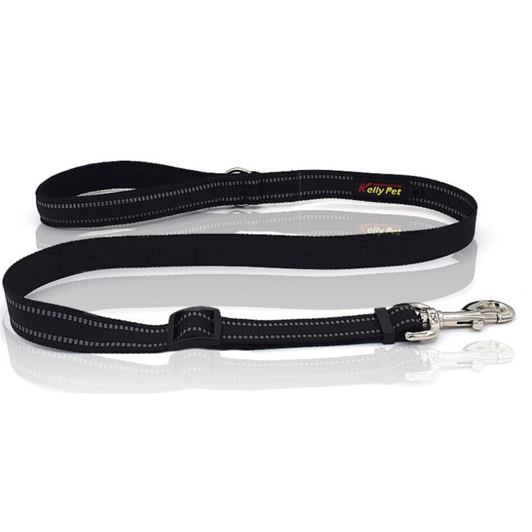 Pet Dogs Nylon Night Reflective Breathable Handheld Traction Lead Leash, Size: S, Adjustable Range: 2.0*(100-140cm)